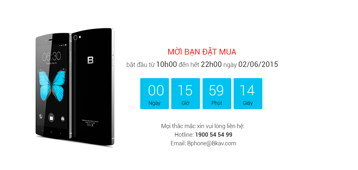 Ngày mai (2/6) Bphone sẽ cho phép đặt hàng