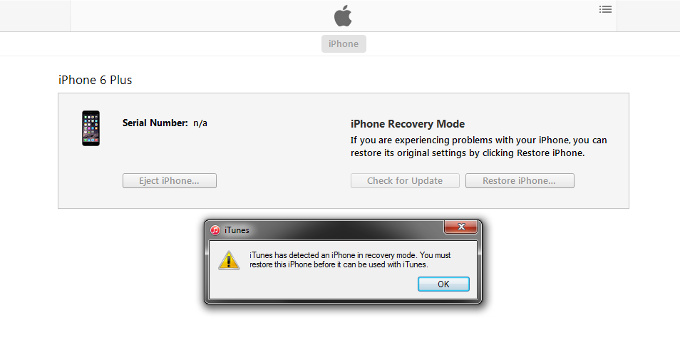 iPhone Recovery Mode iPhone Recovery Mode