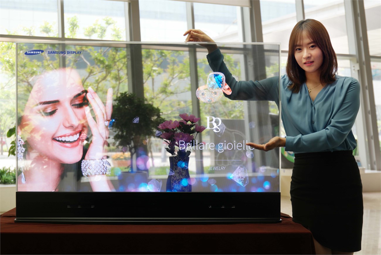Màn hình gương OLED thông minh của Samsung có kích thước 55 inch Màn hình gương OLED thông minh của Samsung có kích thước 55 inch