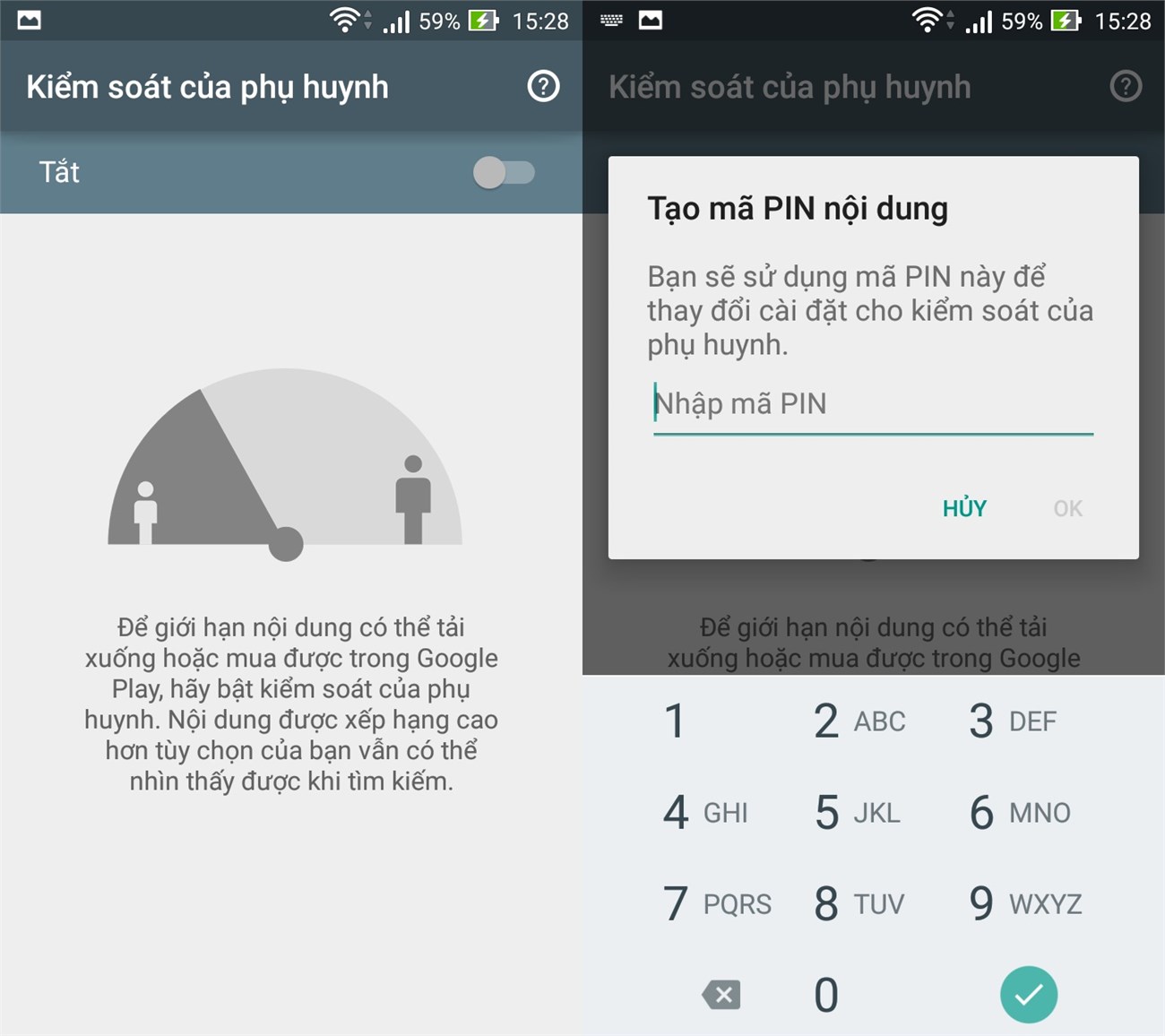 Tạo mã PIN Tạo mã PIN