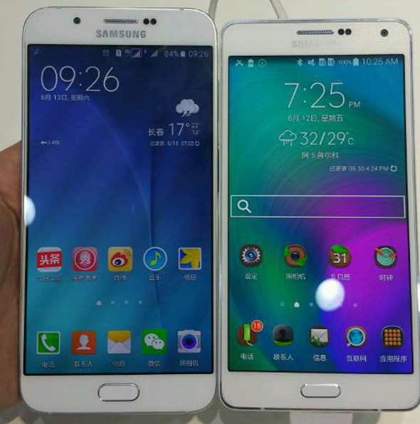 Galaxy A8 lộ ảnh thực tế Galaxy A8 lộ ảnh thực tế