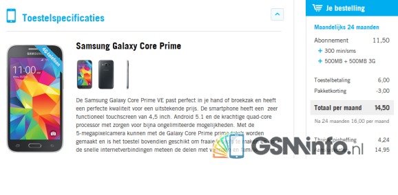 Galaxy Core Prime Value Edition Galaxy Core Prime Value Edition