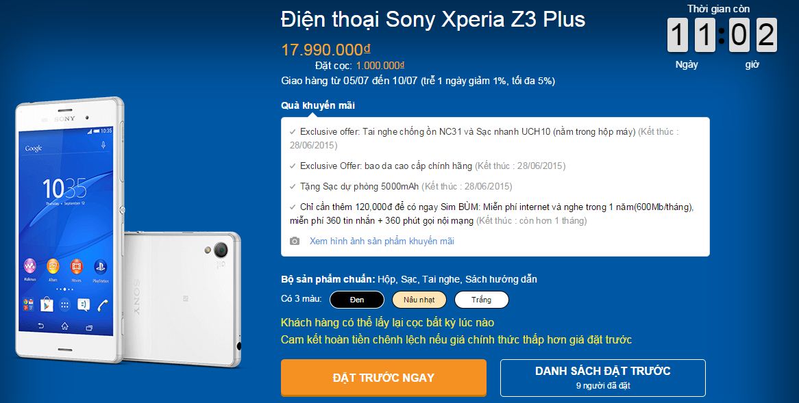 Xperia Z3 Plus