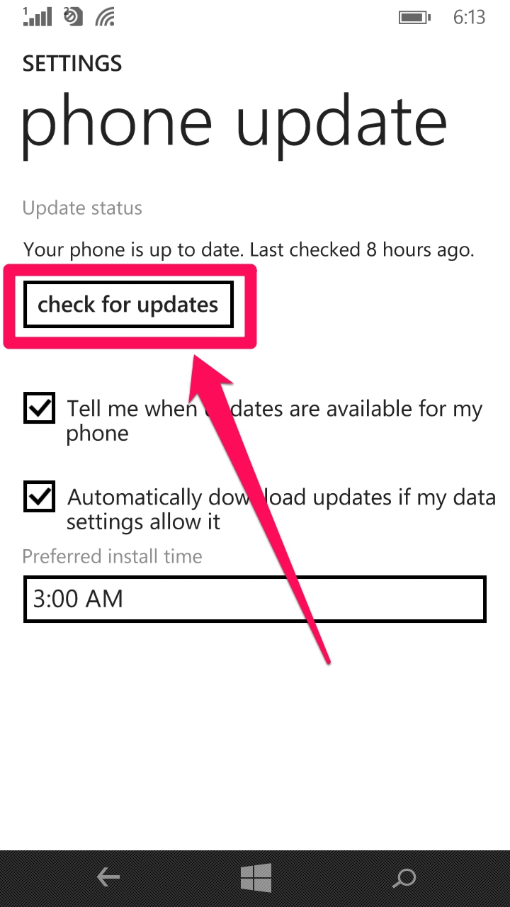 checkforupdate