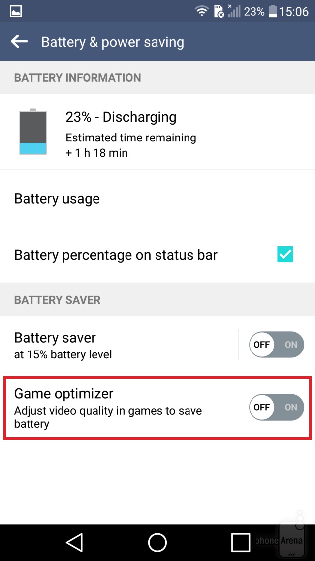 Tắt Game optimizer