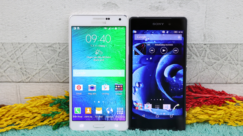 Xperia Z2 vs Galaxy A7