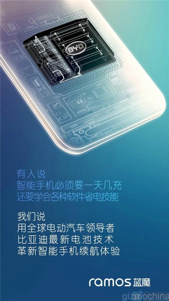 Ramos Mos1 sẽ có thiết kế bắt mắt với pin dung lượng cao Ramos Mos1 sẽ có thiết kế bắt mắt với pin dung lượng cao