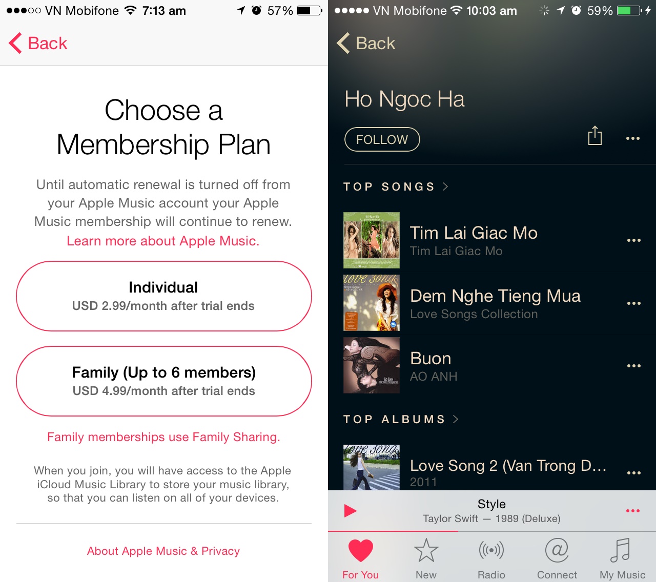 Người dùng tại Việt Nam đã có thể trải nghiệm dịch vụ Apple Music