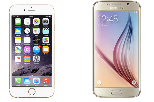 Galaxy S6 và iPhone 6 Galaxy S6 và iPhone 6