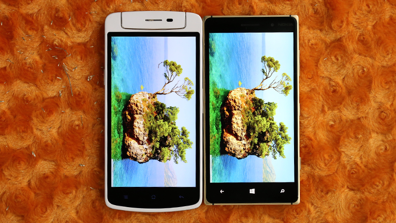 So sánh Lumia 830 và Oppo N1 Mini So sánh Lumia 830 và Oppo N1 Mini