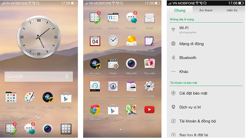 giao diện oppo R1k giao diện oppo R1k