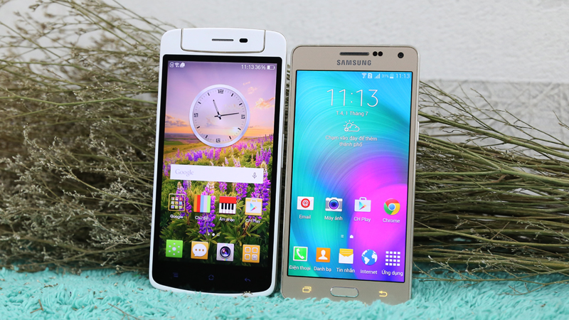 samsung galaxy a5 và oppo n1 mini samsung galaxy a5 và oppo n1 mini