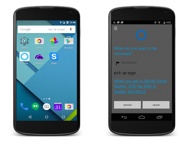 Cortana chuẩn bị có mặt trên Android Cortana chuẩn bị có mặt trên Android