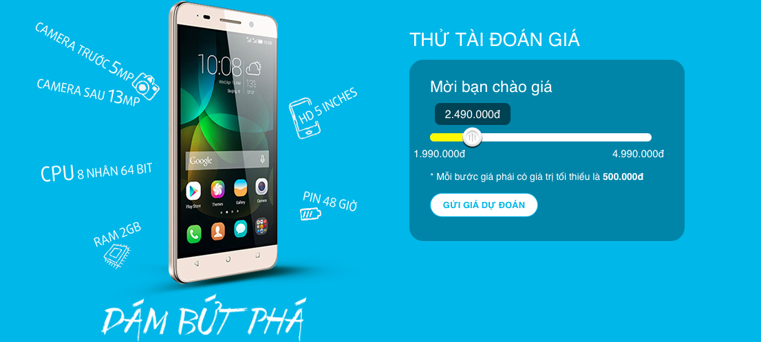 Smartphone Huawei bí ẩn sắp đến Việt Nam