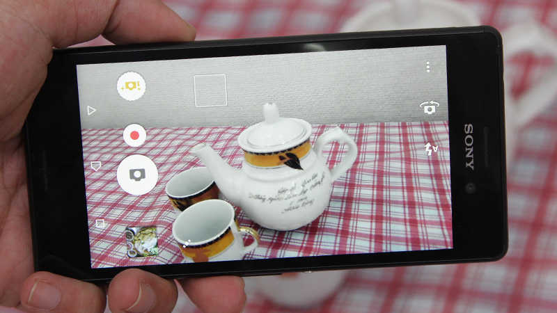 Giao diện camera trên Sony Xperia M4 Aqua Giao diện camera trên Sony Xperia M4 Aqua
