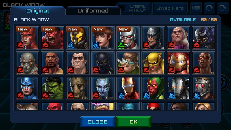 Marvel Future Fight nâng cấp v1.3.1