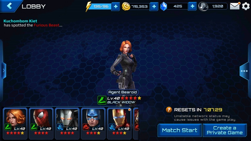 Marvel Future Fight nâng cấp v1.3.1