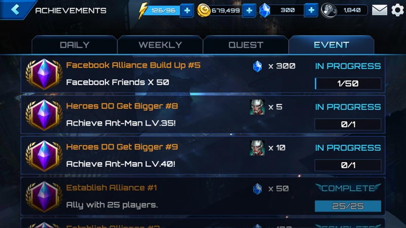 Marvel Future Fight nâng cấp v1.3.1