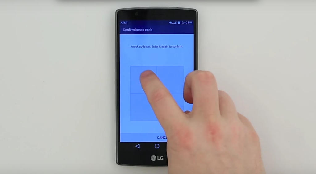 Hướng dẫn kích hoạt và thiết lập tính năng Knock Code trên LG G4 Hướng dẫn kích hoạt và thiết lập tính năng Knock Code trên LG G4