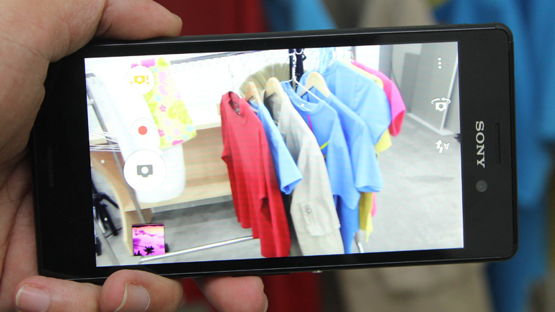 Giao diện camera trên Sony Xperia M4 Aqua Giao diện camera trên Sony Xperia M4 Aqua