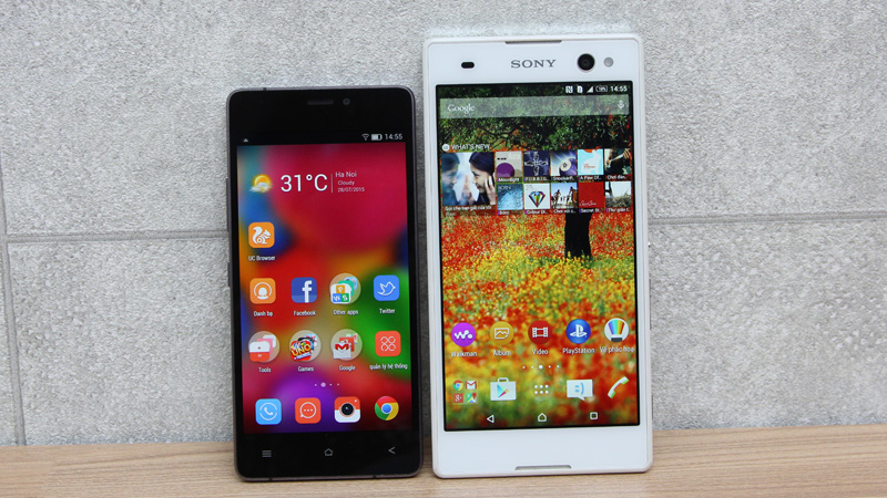 Sony Xperia C3 và Gionee Elife S5.1 Sony Xperia C3 và Gionee Elife S5.1