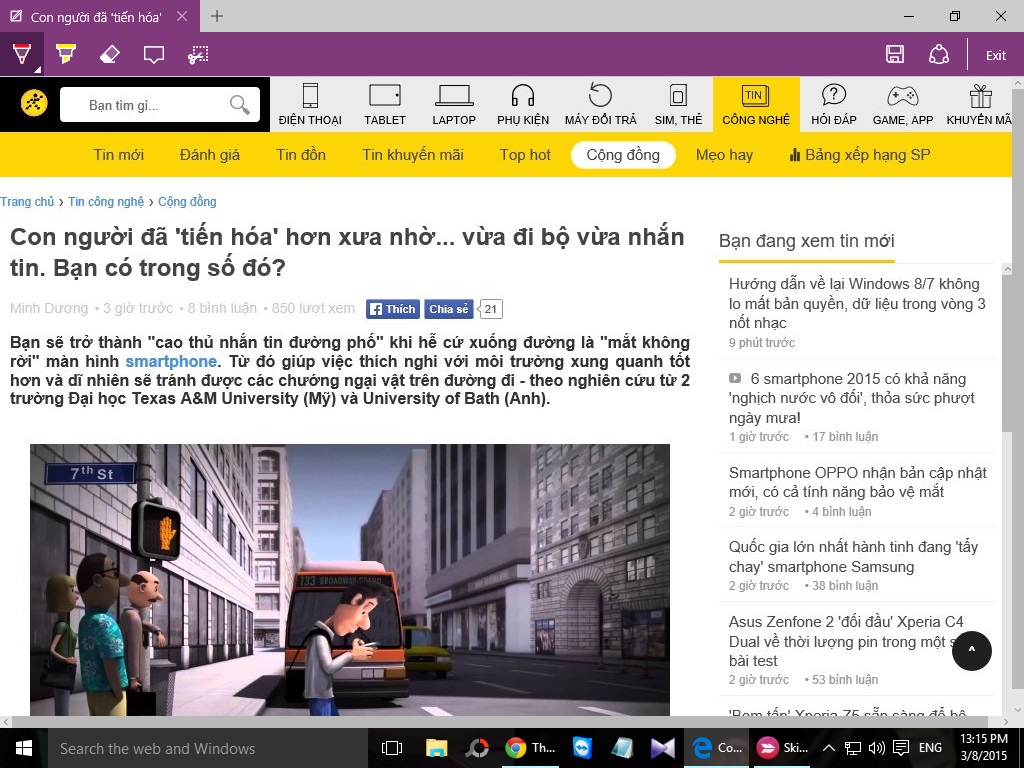 Trình duyệt mặc định Microsoft Edge trên Windows 10