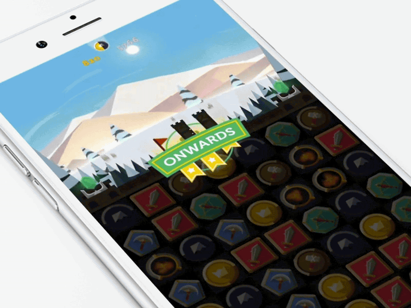 The long siege Game có phong cách khá giống với Candy Crush tuy nhiên lại không hề nhàm chán.