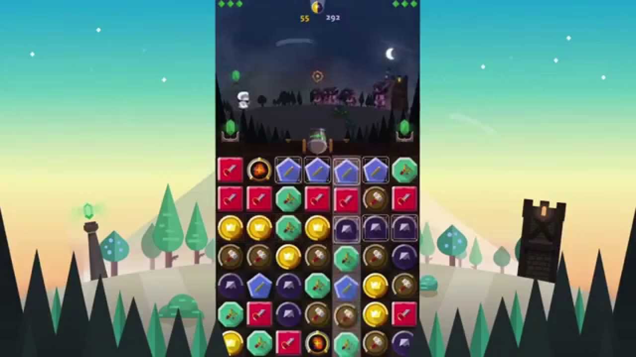 The long siege Game có phong cách khá giống với Candy Crush tuy nhiên lại không hề nhàm chán.