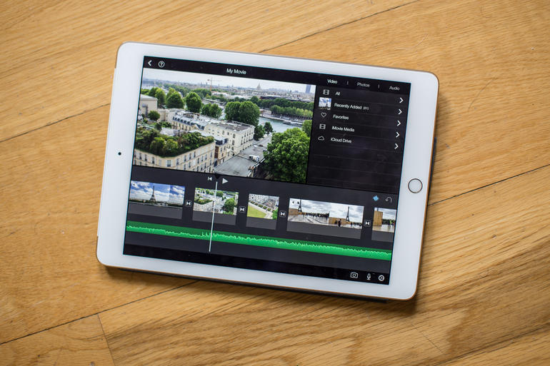 iMovie trình biên tập video trên iPad cực kỳ dễ dàng