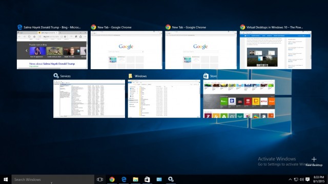 Màn hình Task View