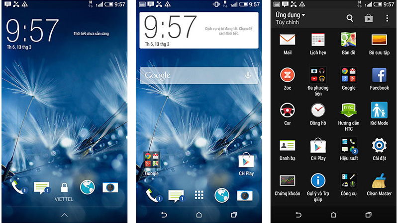 Giao diện HTC Desire 820Q Giao diện HTC Desire 820Q