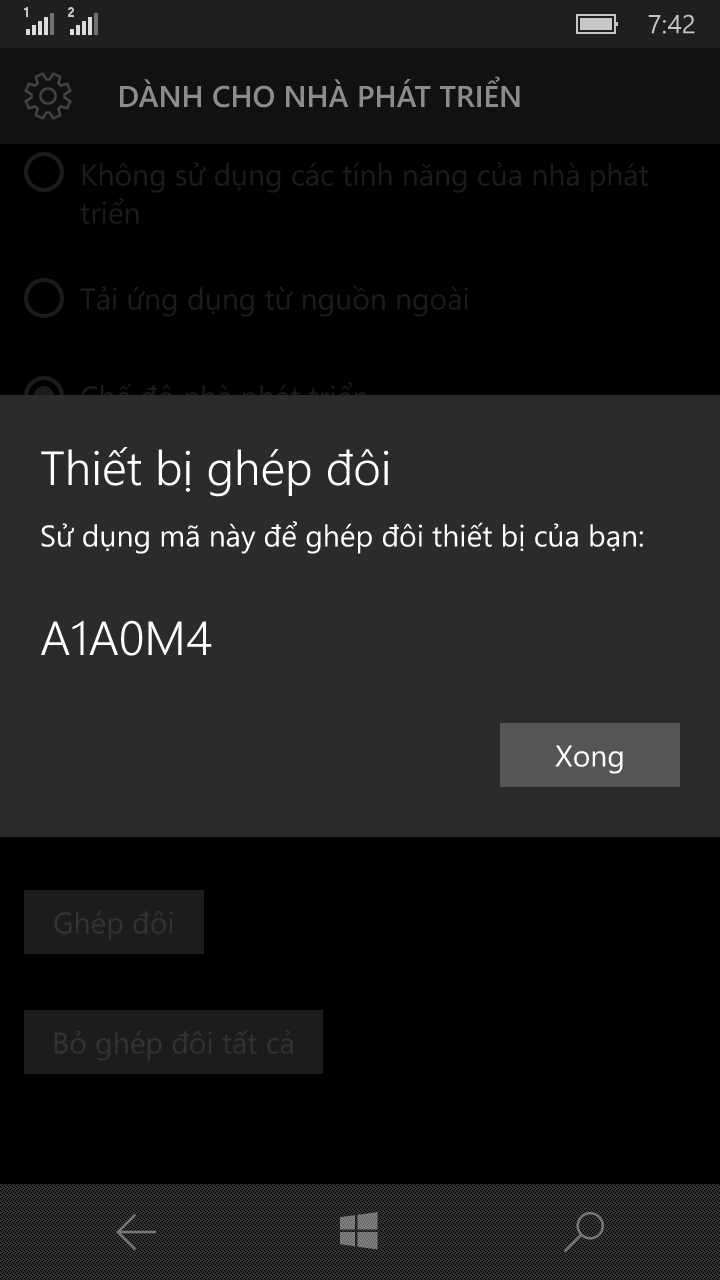 Cài đặt ứng dụng Android lên Windows 10 Mobile