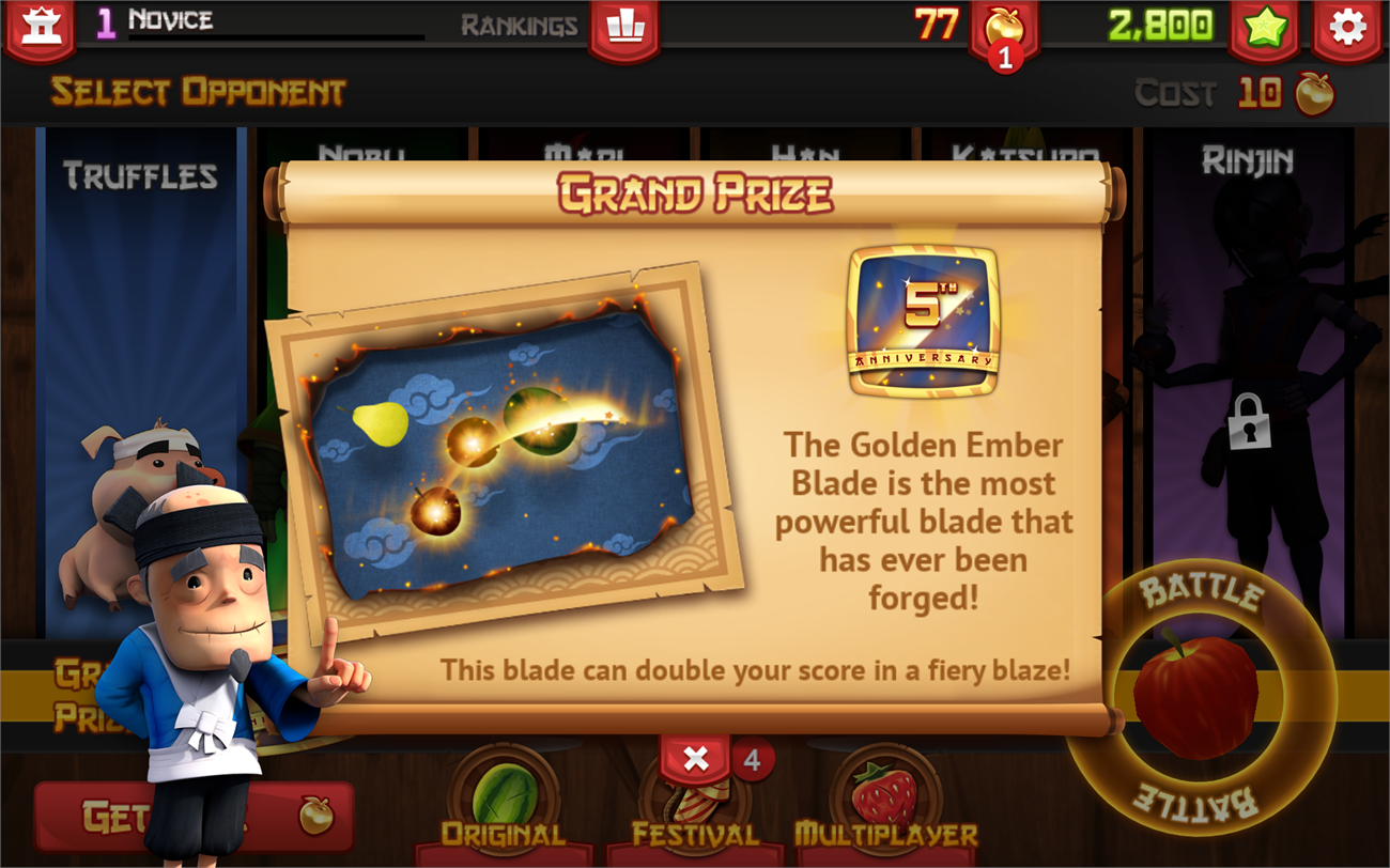 The Golden Ember Blade