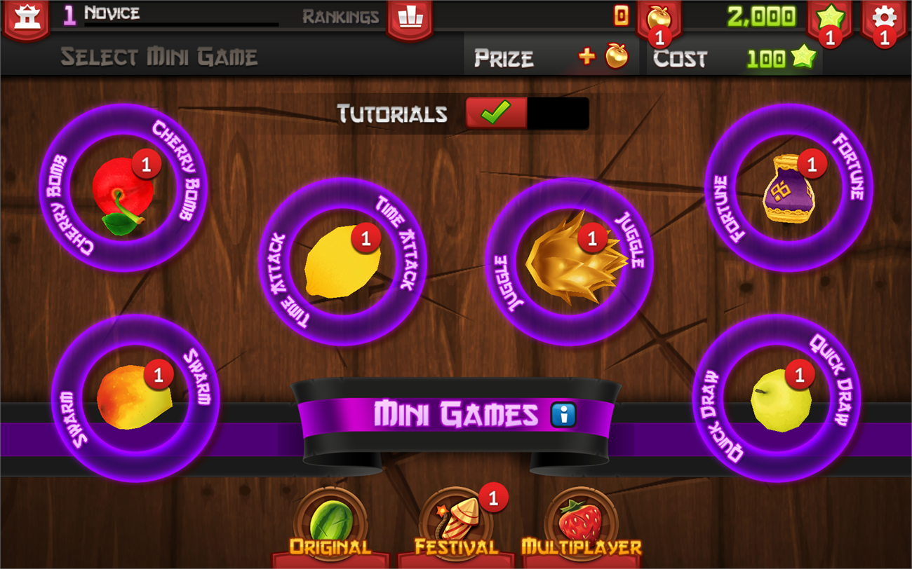 Một chế độ chơi khác chính là Minigame. Chế độ này sẽ bao gồm 6 trò chơi khác nhau