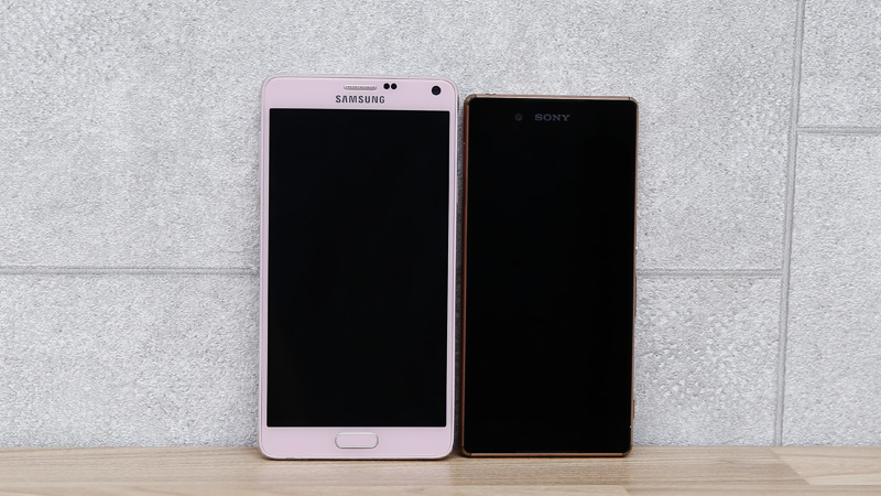 So sánh galaxy note 4 và sony xperia z3 plus So sánh galaxy note 4 và sony xperia z3 plus