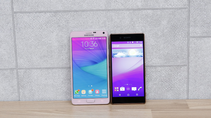 So sánh galaxy note 4 và sony xperia z3 plus So sánh galaxy note 4 và sony xperia z3 plus