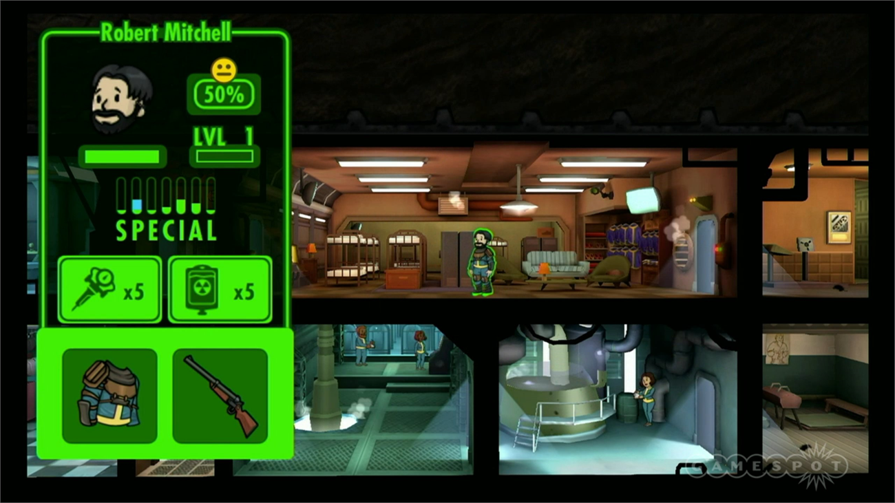Để phát triển được cộng đồng, một thứ không thể thiếu đó chính là tiền tệ, trong Fallout Shelter với tên gọi là Caps.