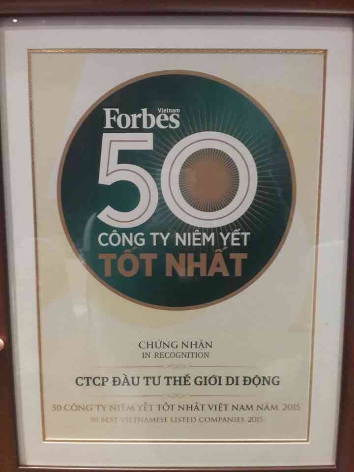 Giải forbes Việt Nam bình chọn Thegioididong top 10 2015 Giải forbes Việt Nam bình chọn Thegioididong top 10 2015