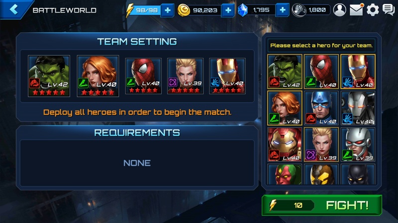 Marvel Future Fight update v1.4.2 15