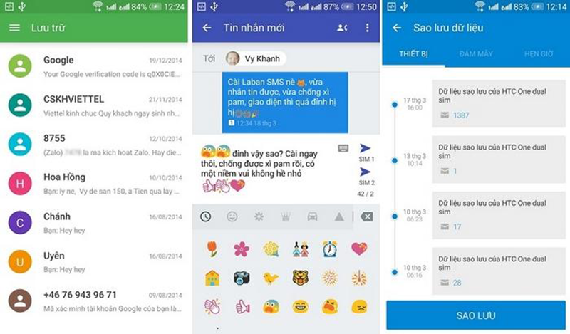 Những tính năng chính của ứng dụng Laban SMS Những tính năng chính của ứng dụng Laban SMS