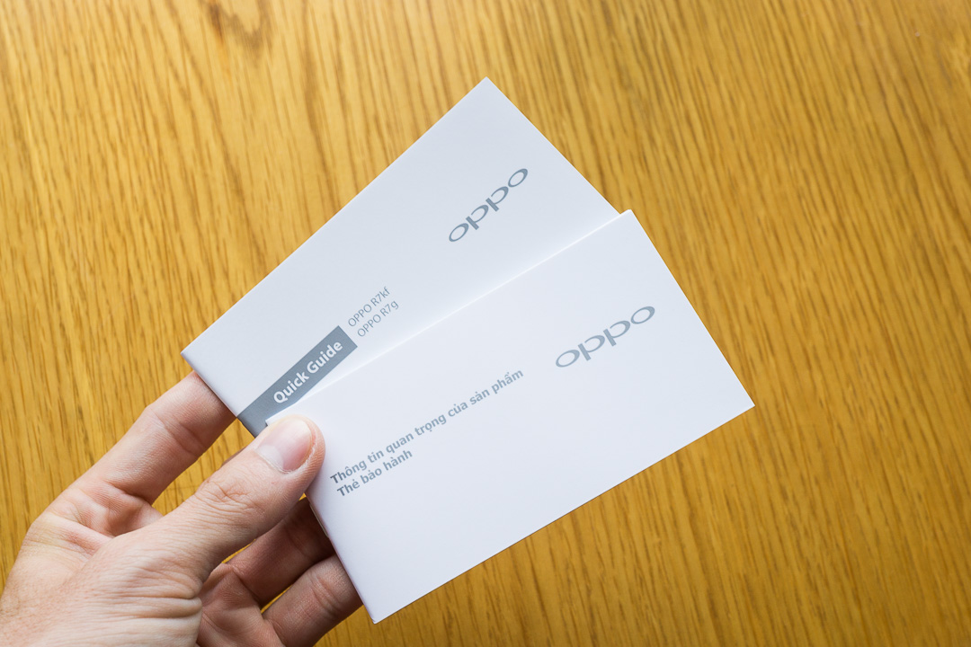 Sách hướng dẫn sử dụng Mở hộp R7 Lite