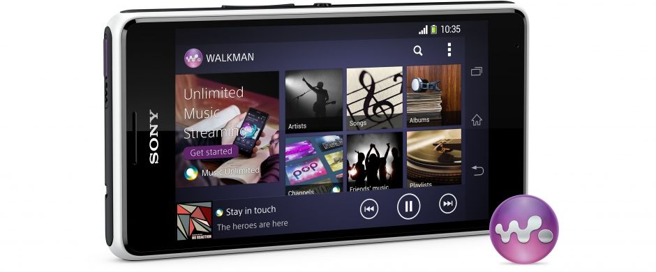 Nghe nhạc bằng loa Walkman Nghe nhạc bằng loa Walkman