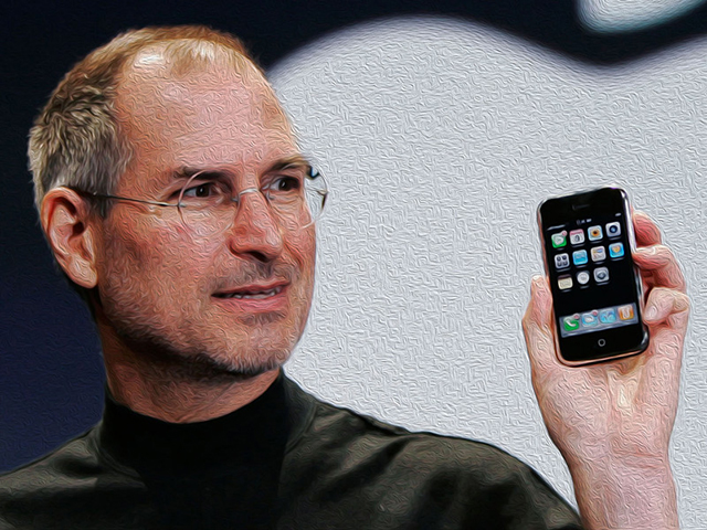 Steve Jobs giới thiệu chiếc iPhone đời đầu tiên