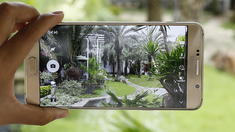 Giao diện camera của Note 5 