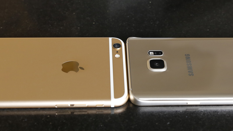 Galaxy Note 5 và iPhone 6 Plus