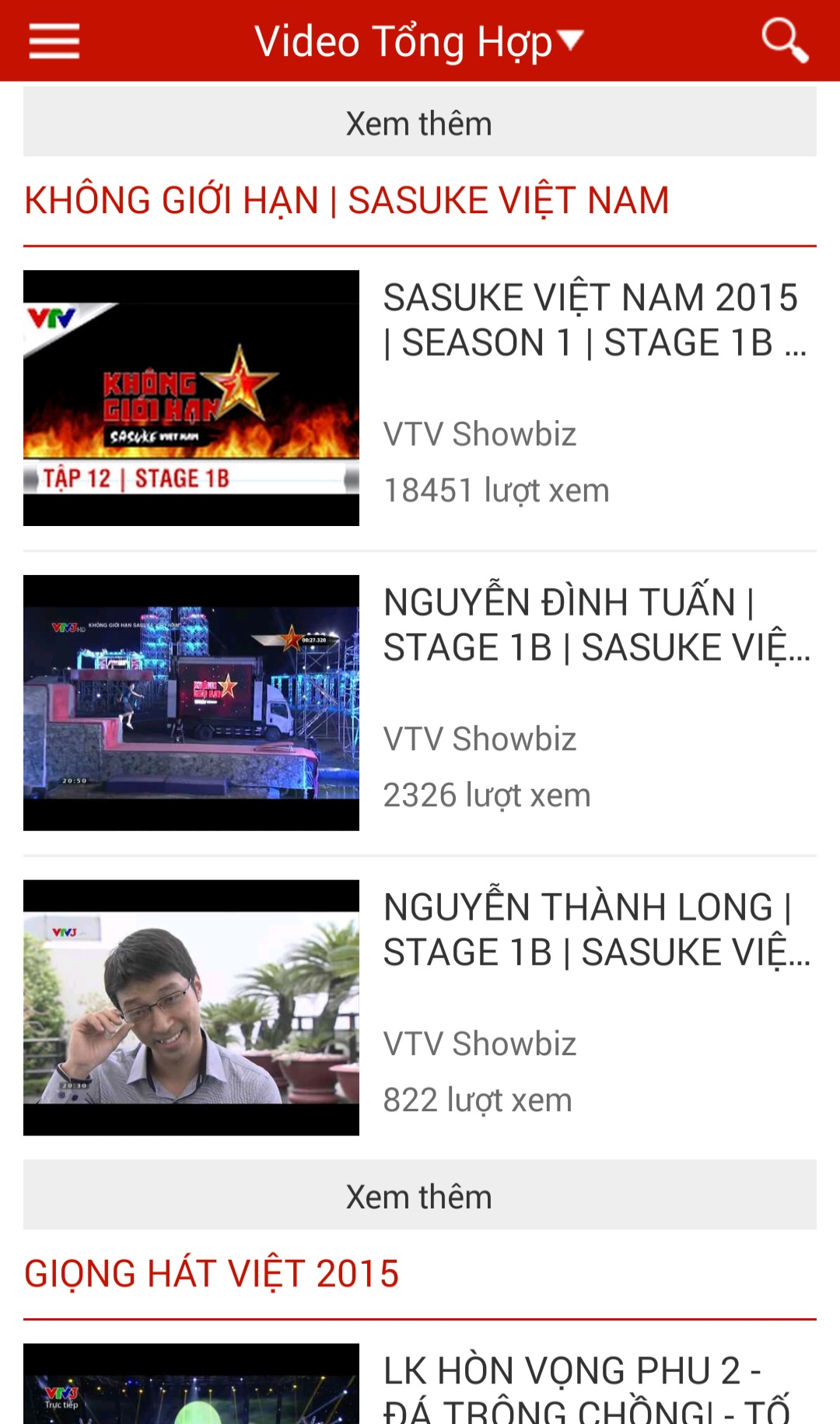 Ứng dụng VTV Go 7 Ứng dụng VTV Go 7