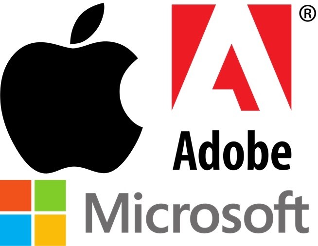 Liên minh apple-microsoft-adobe