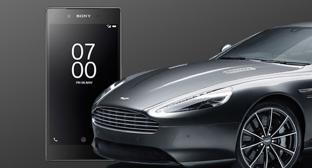 Xperia Z5 'Bond Edition' và xe Aston Martin