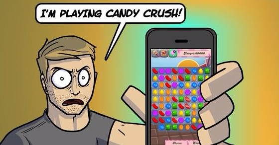 Con nghiện của Candy Crush Saga