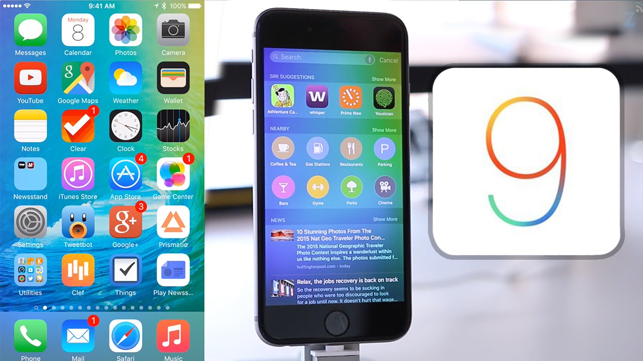 Lưu ý khi nâng cấp lên iOS 9 chính thức